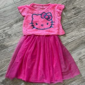 Hello Kitty Girls Dress. Size L 10/12